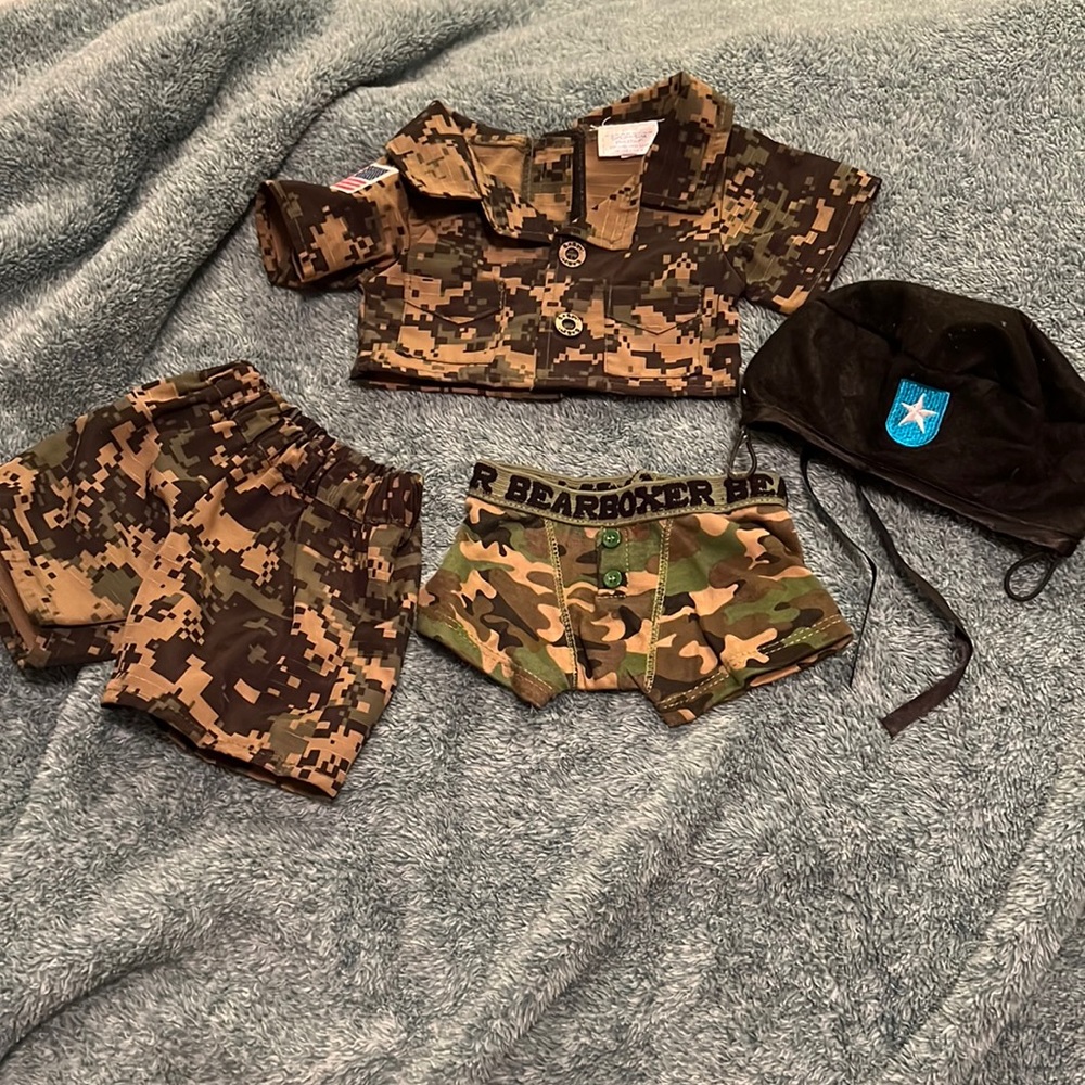 Build-a-bear army outfit
